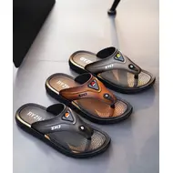 House Beach Walk Around Home Flip Flops Platform Outdoor Indoor Sandals Man Slippers for Men Comfort Shoes Clappers 2025 Fashion 1002