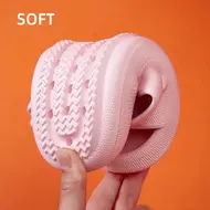 Fashion Buckle Thick Platform Slippers Women Home Soft Sole eva Cloud Slides Sandals Woman 2025 Summer Non Slip Beach Flip Flops 991