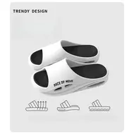 2025 New Men's Slippers Open Toe Non-slip Sandals Men Beach Shoes Fashion Versatile Basketball Slippers Thick Soled Casual Shoes 972