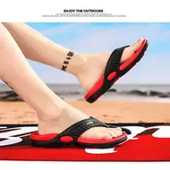 Flip Flops for Men Summer Breathable Beach Shoes Sandals Men Luxury Flip Flops Breathable Plus Big Size Men Slippers 46 1005