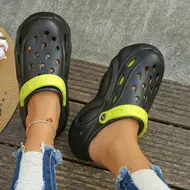 Women's Fashion Chunky Platform Sandals 2025 Summer Thick Sole eva Clogs Garden Shoes for Women Outdoor Non Slip Beach Slippers 969