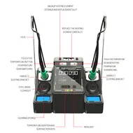 JTX TX1D Dual-Station Smart Soldering Rework Station Compatible with 210 / 245 / 115 Handles 987