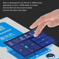 MaAnt Xmini Laser Machine Removing Rear Cover & Screen Bracket for iPhone X-16PM 986