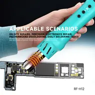 RF4 RF-H12 LCD Digital Display Integrated Hot Air Gun with Base 976