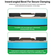 Relife RL-601Q Heat-Insulating Ring-Shaped Tempered Glass Fixture for Motherboard Repair 983