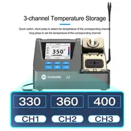 Sunshine H3 C210 Version 80W Intelligent Soldering Station Supports T245 / T210 / T115 Handles full set 985