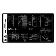 Wylie WL-181 27-inch Heat Insulating Repair Silicone Mat for Mobile Phone / Tablet 981