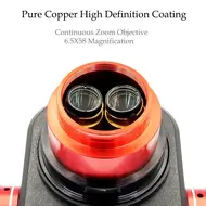 YCS-6558X 6.5X-58X 360° Rotation Trinocular Stereo Zoom Microscope with Big Base 1010