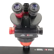 YCS-6558X 6.5X-58X 360° Rotation Trinocular Stereo Zoom Microscope with Big Base 1010