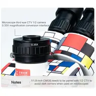 YCS-X80 Type-C / HDMI 4K Ultra HD Microscope Industrial Camera for Trinocular Microscope 1009