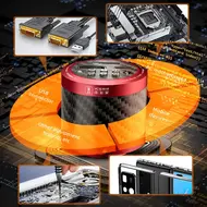 YCS-X80 Type-C / HDMI 4K Ultra HD Microscope Industrial Camera for Trinocular Microscope 1009