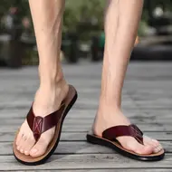 Size 38-47 New Flip-flops For Men Casual Cool Beach Summer Shoes Hotel Slippers Man Light Flats Luxe Men's Shoes 1022