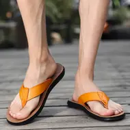 Size 38-47 New Flip-flops For Men Casual Cool Beach Summer Shoes Hotel Slippers Man Light Flats Luxe Men's Shoes 1022