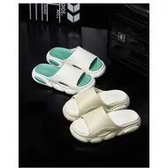 Platform Soft Eva Slippers Women Men Fashion Flip Flops Unisex Home Shoe Bathroom Non-Slip Slides Indoor Outdoor Sandals 1020