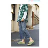 Luxury Man Sandal for Men's Shoes 2025 White Sandals Flat Sandals Mens Soft Sandles Summer Shoes Sale Slippers Slipers 1004