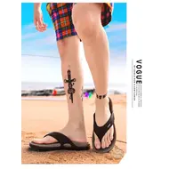 Flip Flops for Men Summer Breathable Beach Shoes Sandals Men Luxury Flip Flops Breathable Plus Big Size Men Slippers 46 1005