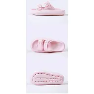 Fashion Buckle Thick Platform Slippers Women Home Soft Sole eva Cloud Slides Sandals Woman 2025 Summer Non Slip Beach Flip Flops 991