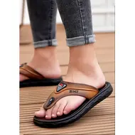 House Beach Walk Around Home Flip Flops Platform Outdoor Indoor Sandals Man Slippers for Men Comfort Shoes Clappers 2025 Fashion 1002