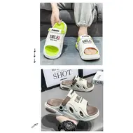 Hot Sale Men Slippers EVA Soft-Soled Men Sandals Outdoor Non-slip Beach Shoes Fashion Lightweight Flip Flops Men Platform Shoes 1001