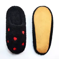 Winter Women's Heart-Shaped Slippers Love Mute Soft Sole Shoes Indoor Comfortable Cute Silent Carpet Light Living Room 967