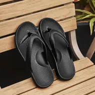 EVA Men Flip Flops Summer Durable Beach Sandals Indoor Outdoor Anti-slip Couple Slippers Comfortable Casual Flat Sandals 989