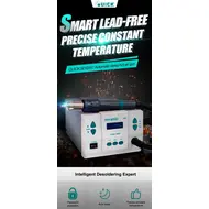 QUICK Original 861DW 1000W Heat Gun Lead Free Hot Air Soldering Station Rework Station+Nozzle With Replace Hot Gun Handle Core 1030