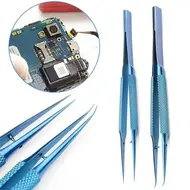 Precision Titanium Alloy Tweezers Professional Repair Fingerprint Fly Line Phone Motherboard Antimagnetic Electronics Forceps 1029