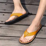 Size 38-47 New Flip-flops For Men Casual Cool Beach Summer Shoes Hotel Slippers Man Light Flats Luxe Men's Shoes 1022