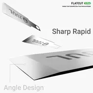 2uul DA11 Non-slip Universal Blades Handle with DA28 FlatCut Solder Pad Underfill Glue Fast Removal Blades Set 1147