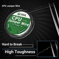 2uul FX-002S 0.02mm Uninsulated CPU Silver Jumper Wire -100M 1142
