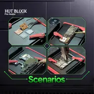 2uul PH11 Mobile Phone Motherboard PCB Delamination Rebonding HOT-BLOCK Preheater 1078