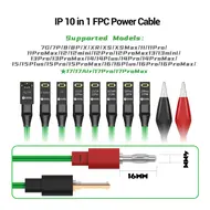 2uul PW10 IP Series 10-in-1 Power-on Test and Repair FPC Power Cable for iPhone 7G to 17Pro Max 1079