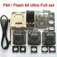 2026 NEW F64 UFS EMMC ISP V2 F64 Flash 64 Ultra Full set lite Tool Box F64 Box+eMMC 4 in 1+UFS BGA153+UFS BGA 254 Socket Adapter 1103