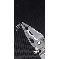 Foldalbe Wire Stripping Pliers Voltage Testing Cable Cutting Crimping Pliers Multifunctional Wire Stripper Electrician Pliers 1055