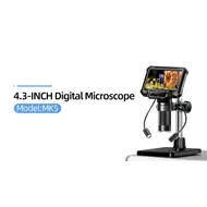 1600X Digital Microscope with 4.3inch IPS Screen Coin Microscope 1080P Video Microscope for Adult Kid Coin Magnifier with 8 LEDs 1048