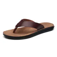 Size 38-47 New Flip-flops For Men Casual Cool Beach Summer Shoes Hotel Slippers Man Light Flats Luxe Men's Shoes 1022