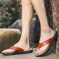 Size 38-47 New Flip-flops For Men Casual Cool Beach Summer Shoes Hotel Slippers Man Light Flats Luxe Men's Shoes 1022