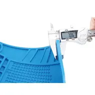 Silicone Repair Pad Thick Soldering Heat-Resistant Blue Soldering Mat Insulation No Lead Antistatic Work Pad PC Repair 1043