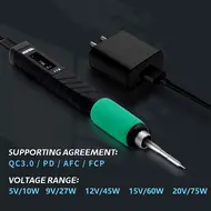 AIFEN A11 USB Soldering Station Charging Soldering Iron Portable For Cell-Phone Repair Welding Tools Compatible C210 Handle 1067