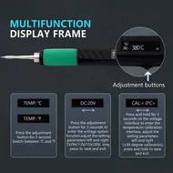 AIFEN A11 USB Soldering Station Charging Soldering Iron Portable For Cell-Phone Repair Welding Tools Compatible C210 Handle 1067