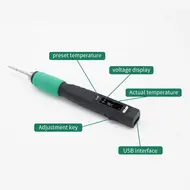 AIFEN A11 USB Soldering Station Charging Soldering Iron Portable For Cell-Phone Repair Welding Tools Compatible C210 Handle 1067