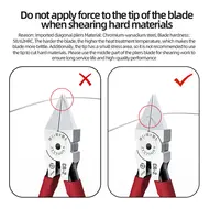 JTX CR-2 C-RV Steel Precision Ultra-Hard Cutting Pliers for Remove Motherboard Shielding Cover 1072