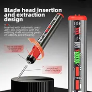 JTX GP-1 Type-C 5-Speed Regulation Torque IC Chip Polishing Pen with 6Pcs Grinding Head 1085