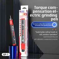 JTX GP-1 Type-C 5-Speed Regulation Torque IC Chip Polishing Pen with 6Pcs Grinding Head 1085