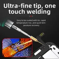 JTX S1 0.1mm Ultra-Fine Pure Copper Soldering Iron Tip Special for Screen Jumper Repair 1080
