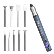 Kaisi 328 Electric Sanding Pen LED Display Polishing Pen Small Electric Grinder Phone PCB Chip Repair DIY Disassembly Hand Tools 730001026