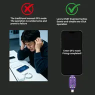Lanrui V587 Lightning + Type-C Engineering Box for Entering DFU / Recovery / Samsung Download Modes 1130