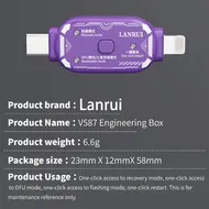 Lanrui V587 Lightning + Type-C Engineering Box for Entering DFU / Recovery / Samsung Download Modes 1130