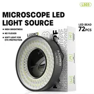 Luowei LS03 High-Brightness High-Lumen 72LED Microscope Ring Light Source 1133