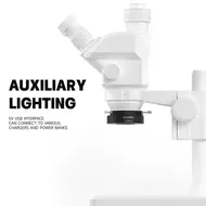 Luowei LS03 High-Brightness High-Lumen 72LED Microscope Ring Light Source 1133